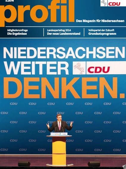 CDU Niedersachsen: Meine Texte in PROFIL 3 – 2014