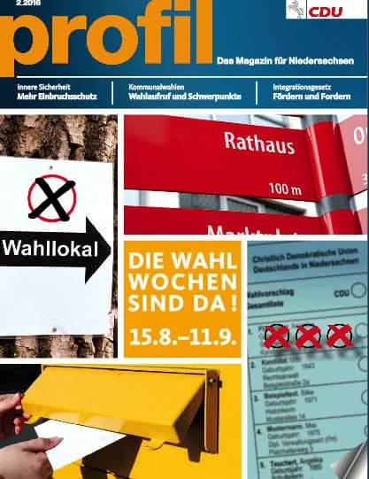 Magazin der CDU Niedersachsens: Auf Wachstumskurs