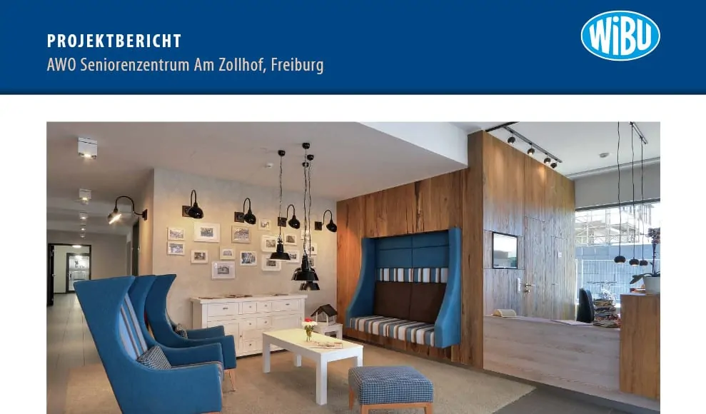 Projektbericht Altenpflegeheim Zollhof in Freiburg