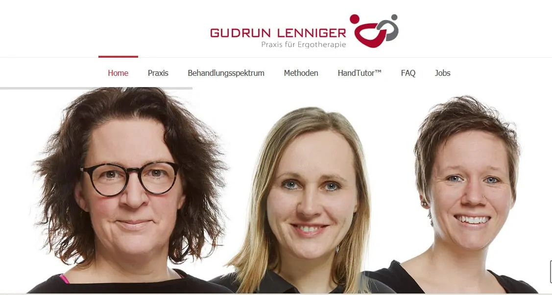 Neue Webtexte für Ergotherapie Gudrun Lenniger aus Geseke